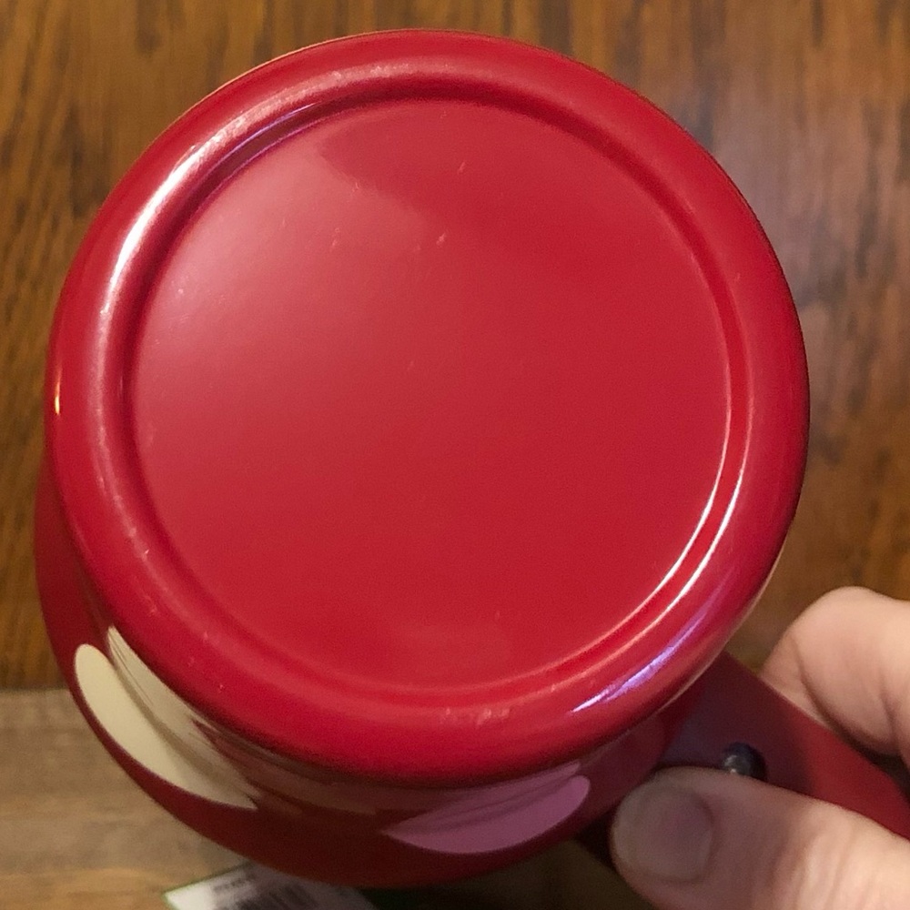 NWT-Kate Spade-40 Ounce Hearts Tumbler Cup-Red, Pink & White-Lid & Straw-$42.95 - Picture 6 of 9